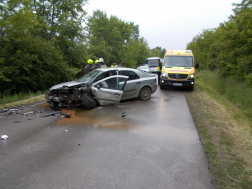 Baleset történt Páprádnál