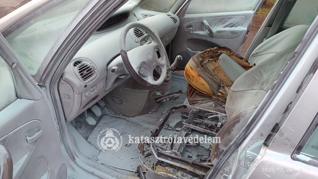 tűzben károsodott ülések