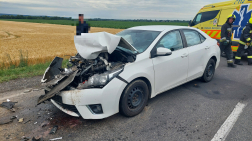 Kővágótöttösön egy ráfutásos balesetben sérült meg a személyautó